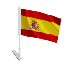 Bandeira adesiva Espanha – 14 x 21 cm – Poliéster Flexível – Fácil de Colar – 1 peça – Pixelforma