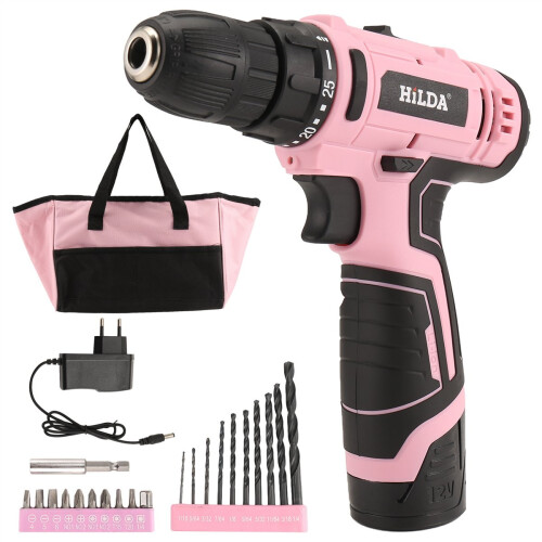 Electric Drill 12V Cordless Screwdriver Mini Wire 2