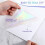 60 Sheets Holographic Laminate Clear Gitter Sticke 4