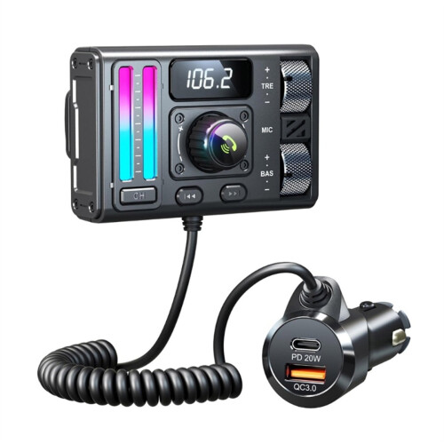Bluetooth-Compatible FM Transmitter for Car PD20W