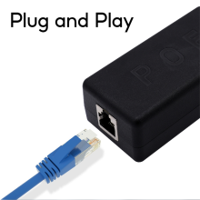 Gigabit POE Splitter 48V to 12V Output with IEEE 8