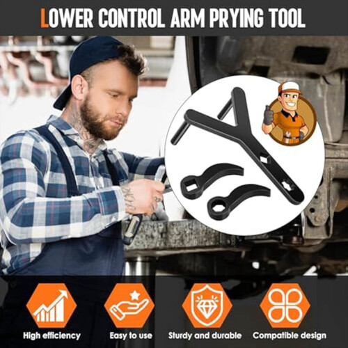 Lower Control Arm Prying Tool,Pry Bar Wrench Adapt 2