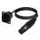 4Pin Type XLR Panel Mount Chassis to Female Connec 2