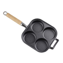 Nonstick FourHole Omelette Pan, HeatResistant Easy Clean Skillet for Family Breakfast Cooking