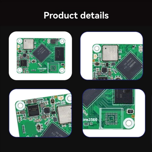 Core3566 Module, Rockchip RK3566 Quad-Core Process 1