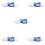 5pcs for LC UPC 10dB Fiber Optic Adapter Simplex S 2