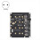 for 5 PCIe to 4-CH M.2 NVMe Adapter Board Compati 2