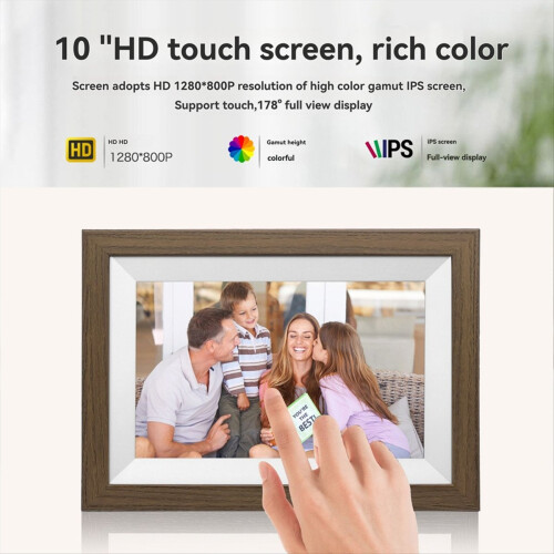 10.1 Inch WiFi Digital Picture Frame 1280x800 IPS 2
