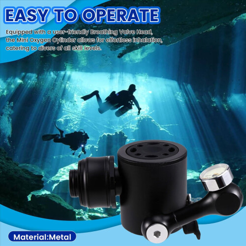 0.5L Plus Oxygen Cylinder Diving Underwater Breath 2
