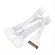 Computer 15 Pin SATA Power Extension Hard Drive Ca