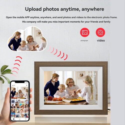 10.1 Inch WiFi Digital Picture Frame 1280x800 IPS 1