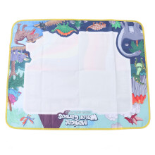 Leuchtende Wasserzeichentisch für Kinder, Dinosaurier-Design, Grün/Weiß, 90x60 cm