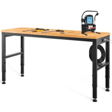 Höhenverstellbarer Tisch - DUOKU - O7225 - 183 x 64 cm - Tragfähigkeit 900 kg - Höhe 72-97 cm