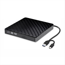 2 In1 USB3.0 Type C Slim External Optical Drives D