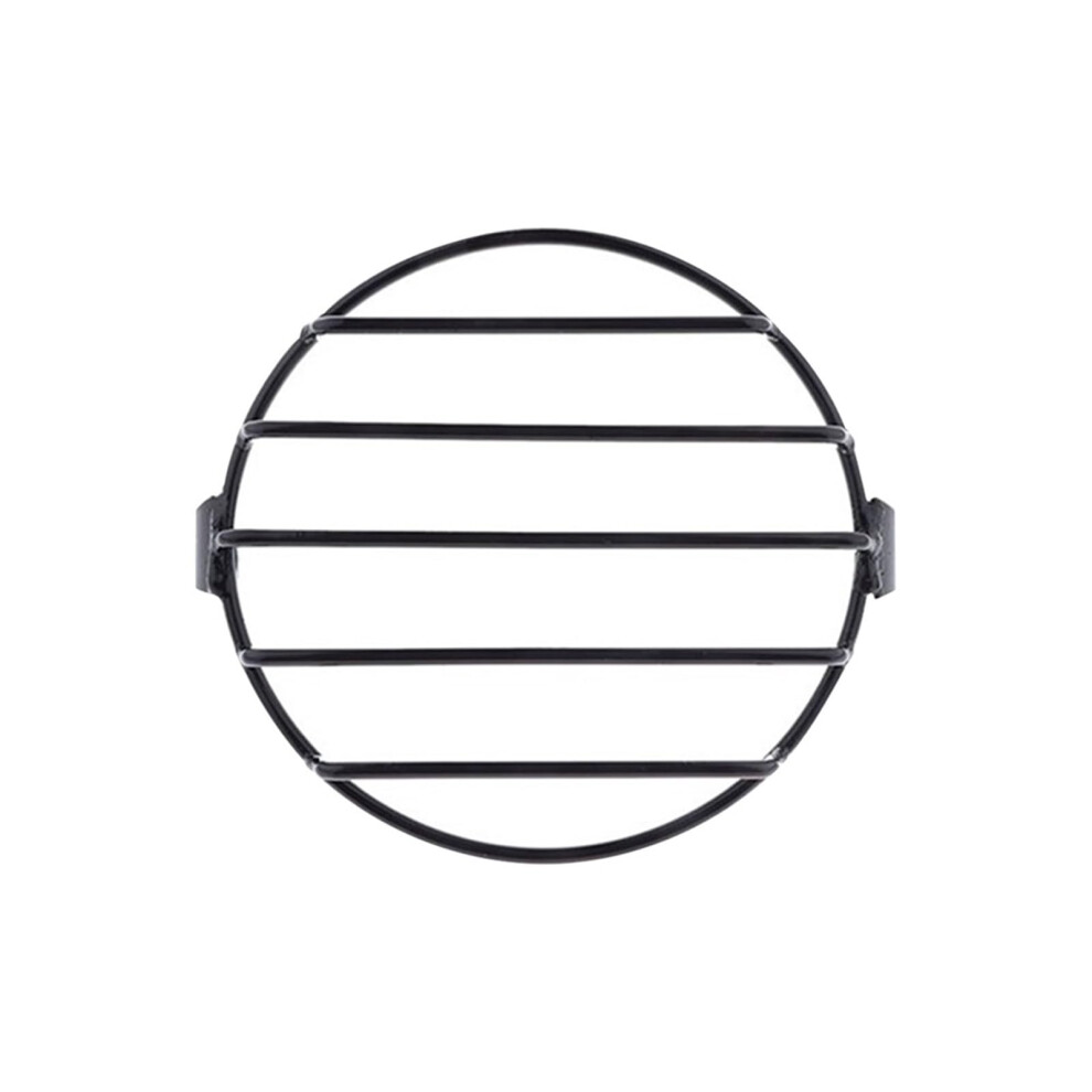 Motorbike Headlights 6.5 Inch Universal Vintage Headlight Protector Retro Grill Lamp Cover Headlight Guard Color C 9382693285454