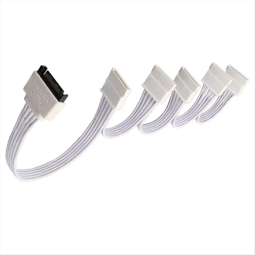 Computer 15 Pin SATA Power Extension Hard Drive Ca 1