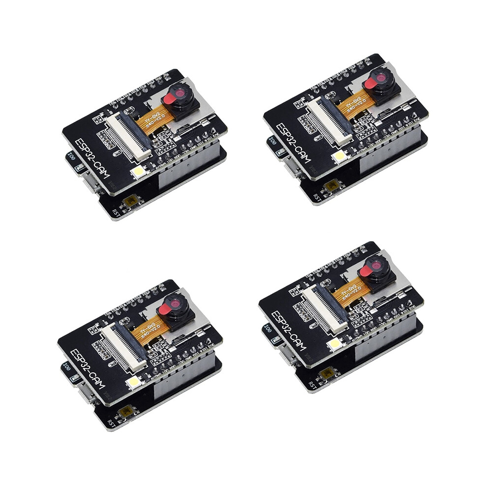 4-Pack Esp32-Cam Wifi Board Esp32-Cam-Mb Micro-Usb To Serial Port Ch340g With Ov2640 2Mp Camera Module 6033909004682