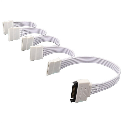 Computer 15 Pin SATA Power Extension Hard Drive Ca 2