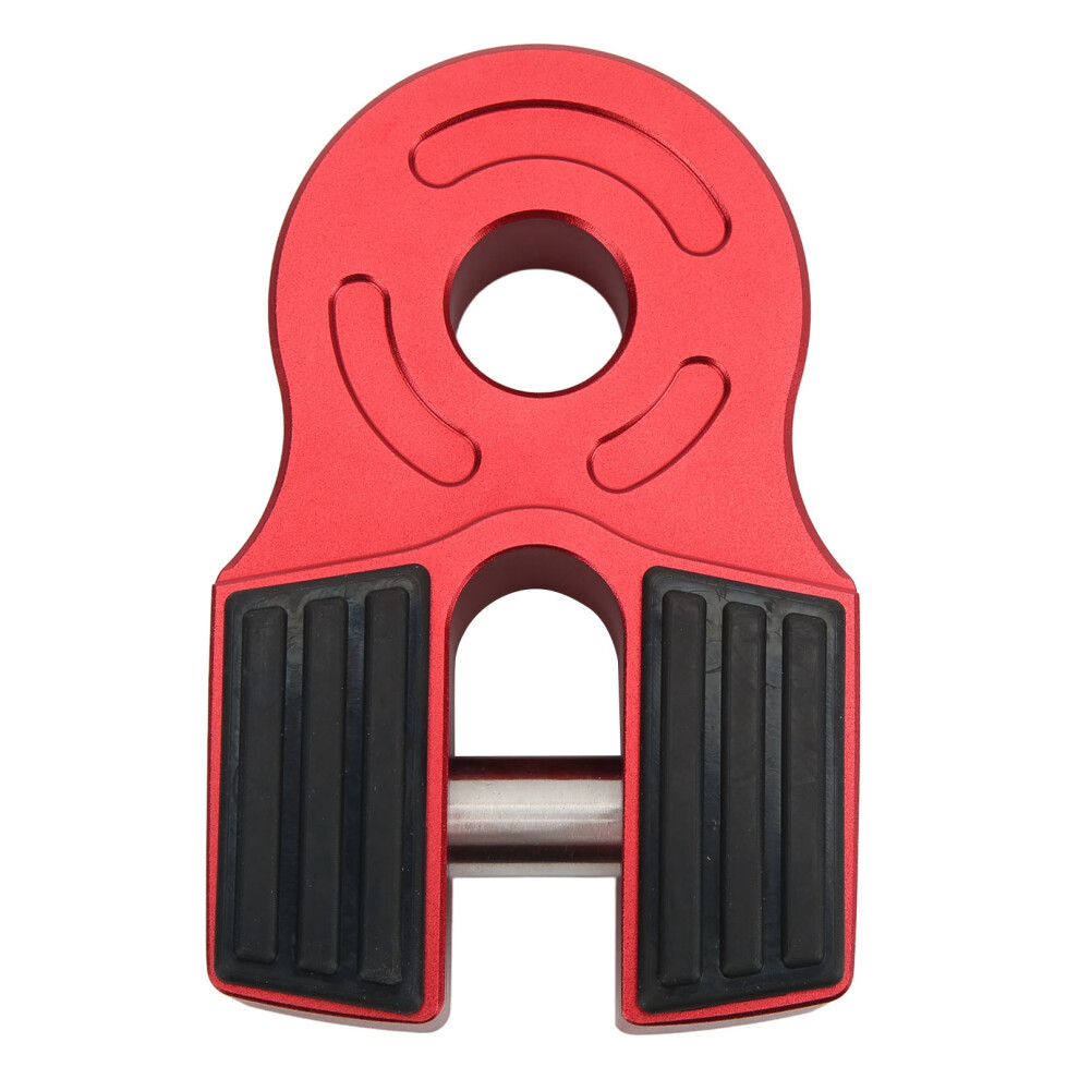 Winch Shackle Mount 30000Lbs Aluminum Iron Rubber For Atv Suv Pickup Red 6921375251498