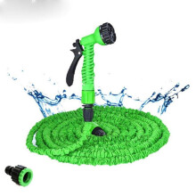 Garden Hose Expandable 25ft250ft Flexible Water Hose With Spray Gun Green EU Plastic Hose Pipe For Gardening Car Wash