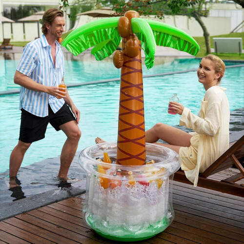 60Inch Inflatable Palm Tree Cooler,Pool Party Deco 2