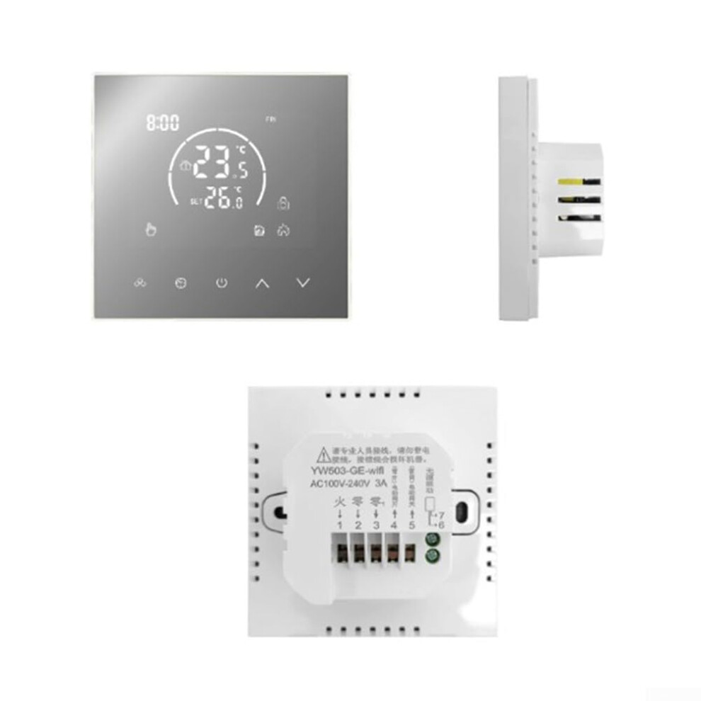 Programmable Thermostat For Electric Floor Heating With 7Day Programming And Child Lock Security 9199774010771