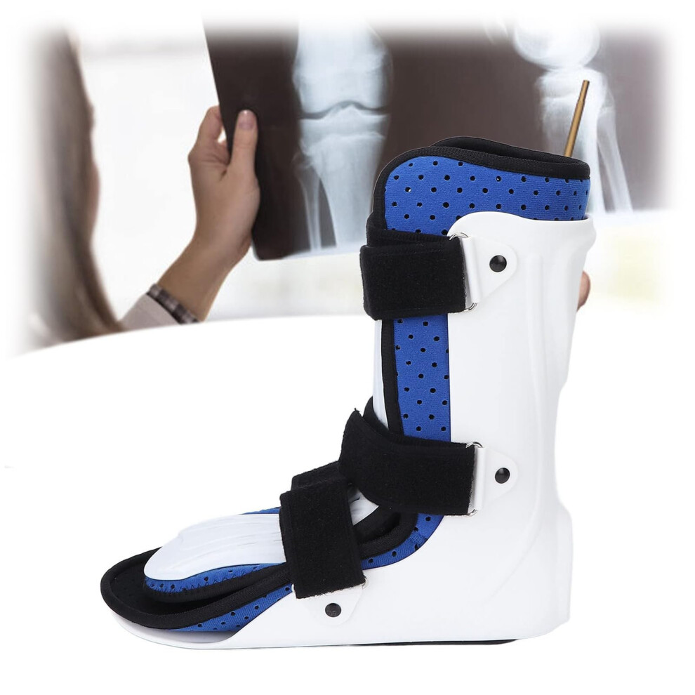 Ankle Fracture Boot Short AFO Brace with Front Protection Plate for Foot Drop and Ankle Injuries Left EU39
