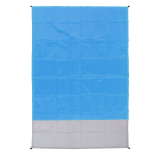 Colchoneta de playa 210T Impermeable 200x140cm Azul Gris Claro