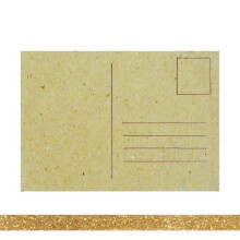 Postkarte zum Dekorieren 15 x 10,5 cm + glitterndes Masking Tape 5 m