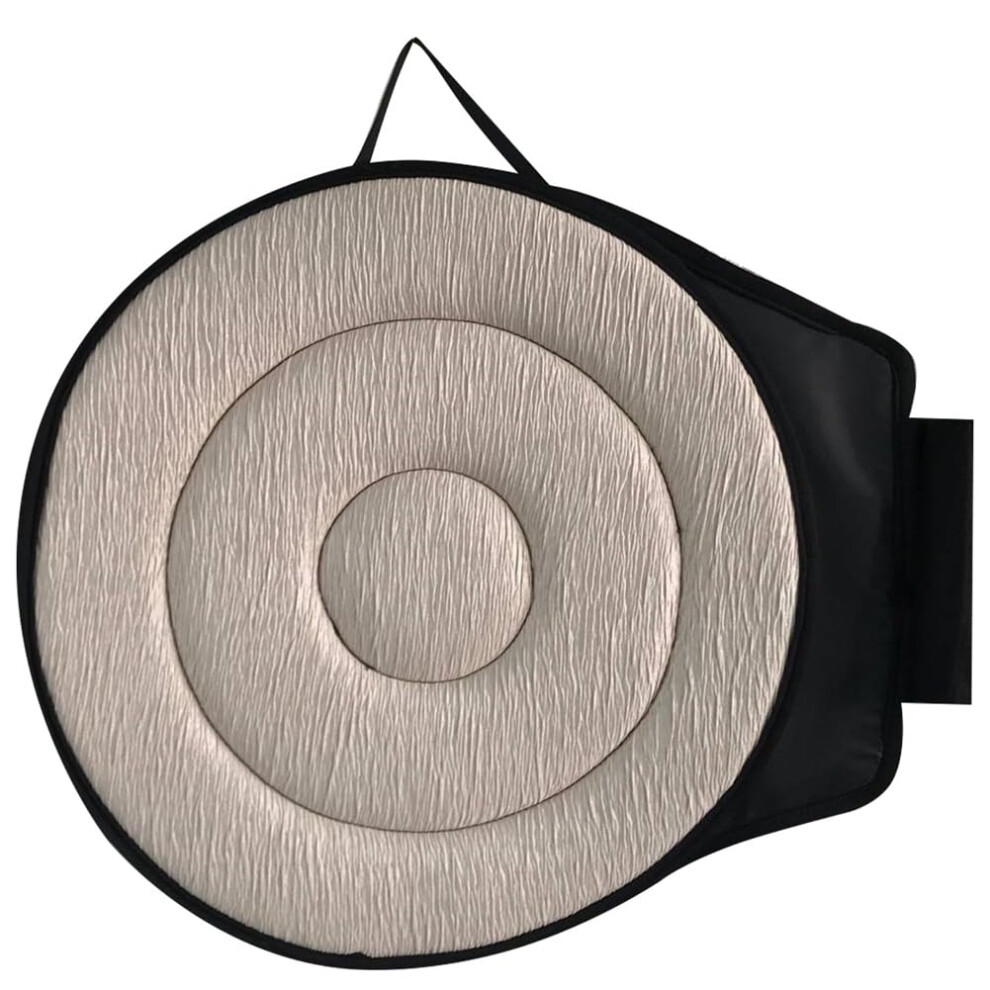 Car Swivel Seat Cushion with 360 Rotation and AntiSlip Base for Pressure Relief in Vehicles