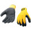 DeWalt DEWALT DPG70L Yellow Knit Back Latex Gloves 1