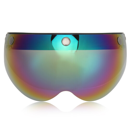 Colorful Sandproof Retro-Style Helmet Visor with Easy Installation 1