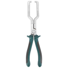 Fuel Filter Calipers Gasoline Pipe Fittings Special Clamp Rubber Handle Fuel Hose Pipe Buckle Removal Pliers(9 Inches in Length)