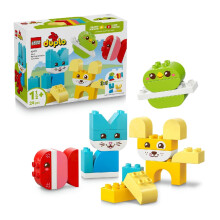 LEGO DUPLO Mein Erstes 10477 Die Schönen Kreativtiere 3-in-1 - Kreatives Spiel 1 Jahr - Motorik