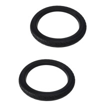 2 StüCk 16 Zoll 16 X 1,75 Fahrrad-Vollreifen Fahrradreifen 16 X 1,75 Schwarze Rutschfeste Gummireifen Fahrradreifen