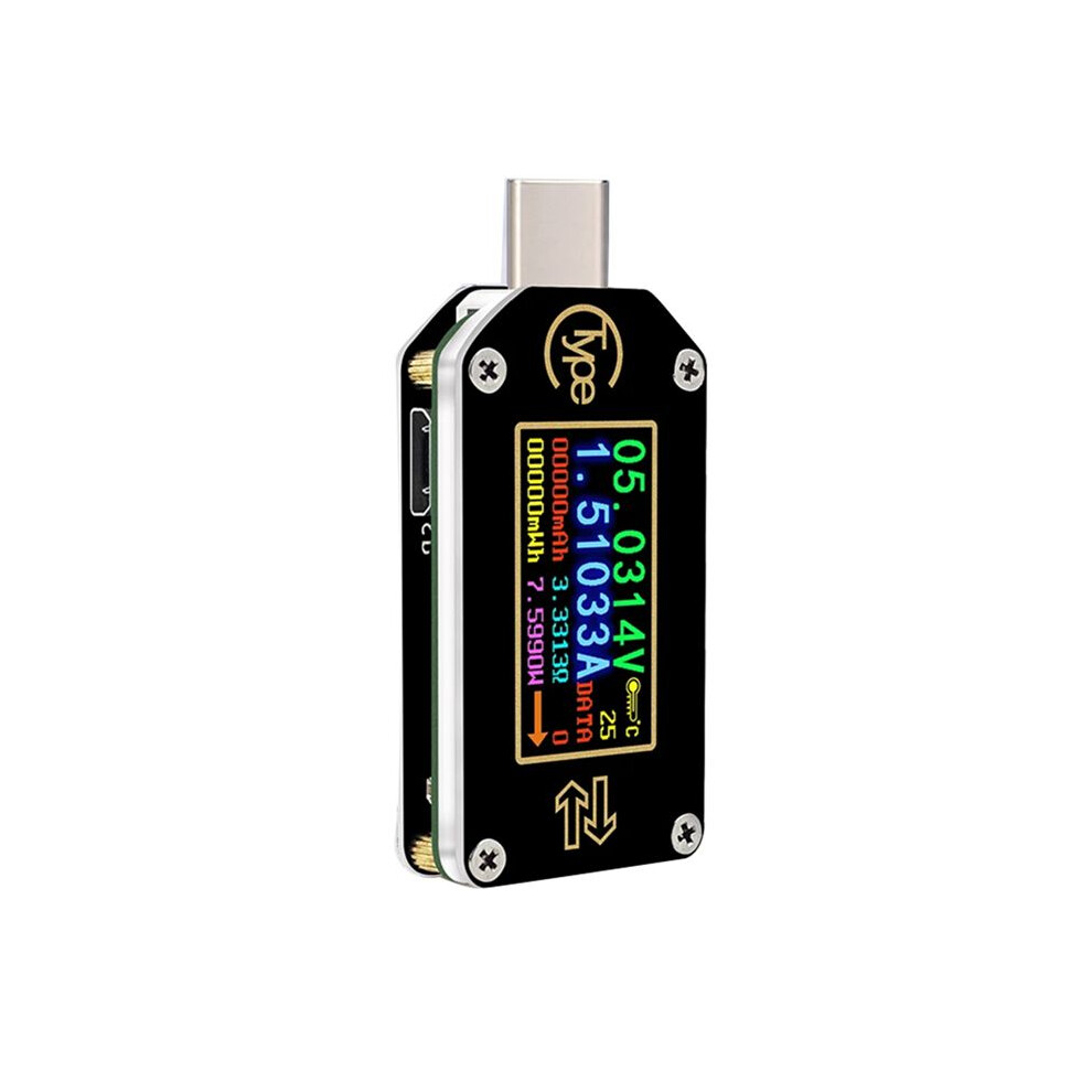 Tc66c Type-C Pd Trigger Usb Voltmeter Ammeter Voltage 2 Way Current Meter Multimeter With 6032360603793