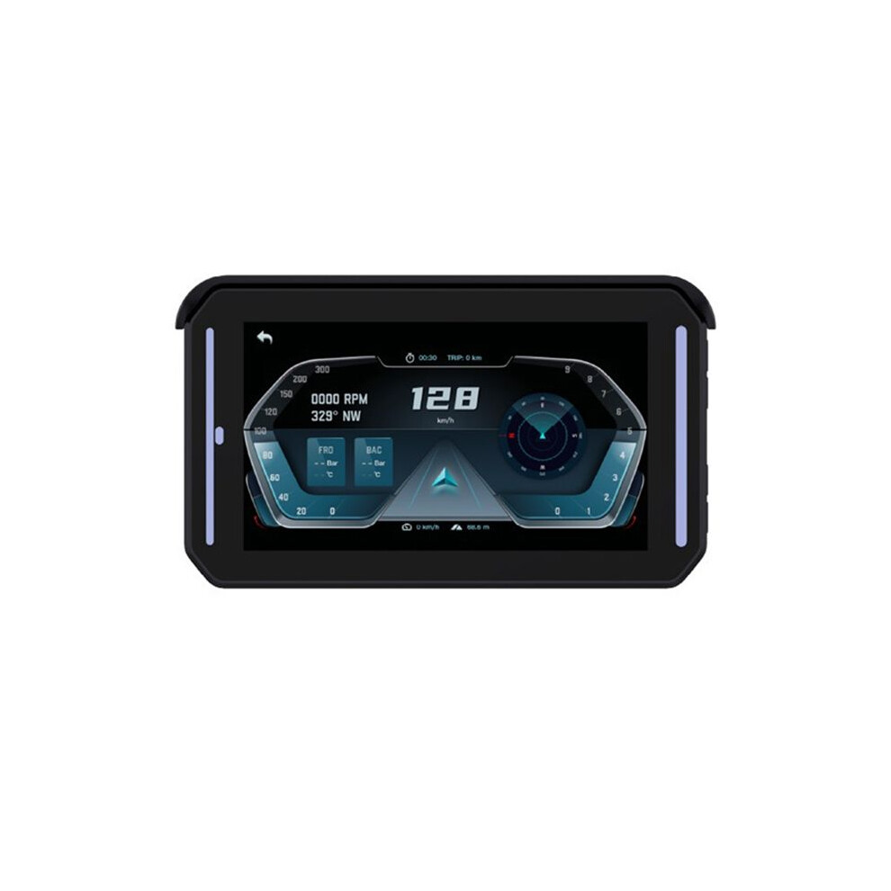 5 Inch Motorcycle Carplay Waterproof 1080P Wifi Wireless Android-Auto Dvr Monitor Dash Cam Gps Navigation No Camera 6034037527654