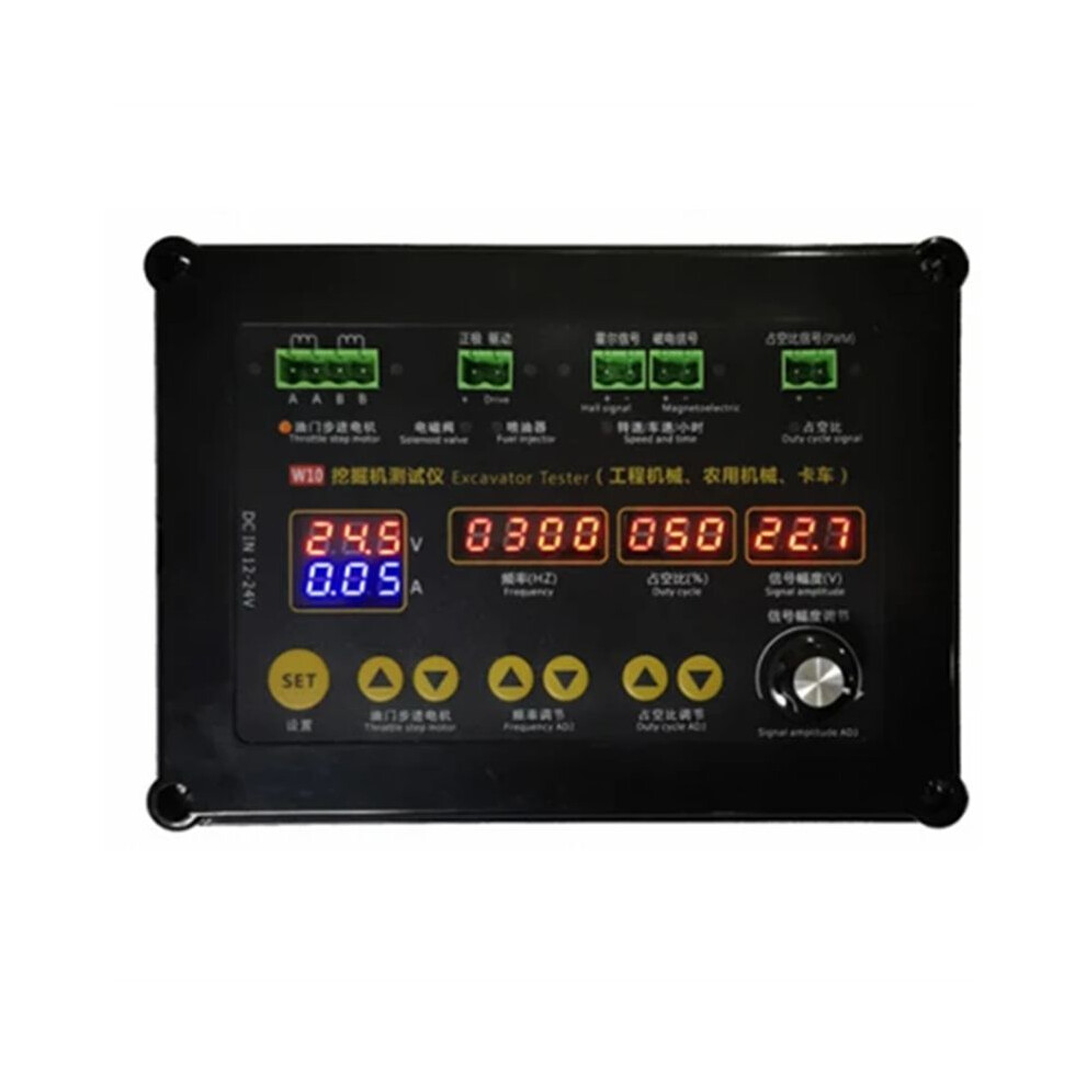 W10 Excavator Truck Agricultural Machinery Injector Throttle Stepper Urea Pump Motor Solenoid Valve Tester Black 6032704308131