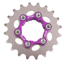 ZTTO Volant D'Inertie de Vélo à Vitesse Unique 20T Pignon de Vélo Fixe à Engrenage Unique