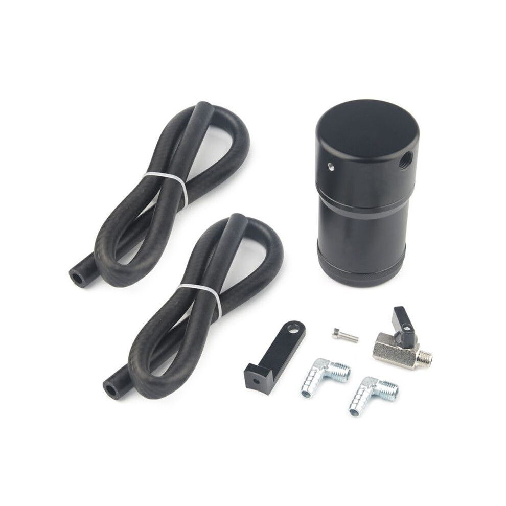 Car Oil Catch Can Kit For -150 3.7L/4.6L/5.0L/5.4L/6.2L, V6 Or V8 11-17 Black 4712697347561