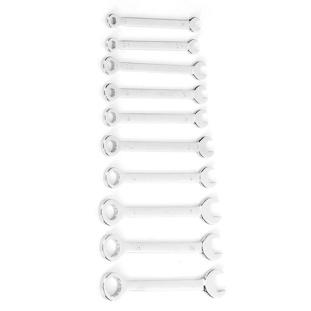 Ratchet Wrenches Set, Metric Wrench Set, 10 Pieces, Mini Wrench, Dodecagon Pentalobe, Ratcheting, 411 Mm, 16 Cm 9187378368909