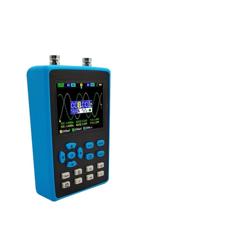 Oscilloscope 120 Mhz Bandwidth Dual Channel 2.8 Inch Display 10 Mv Minimum Vertical Sine Wave Analysis 9199774012348