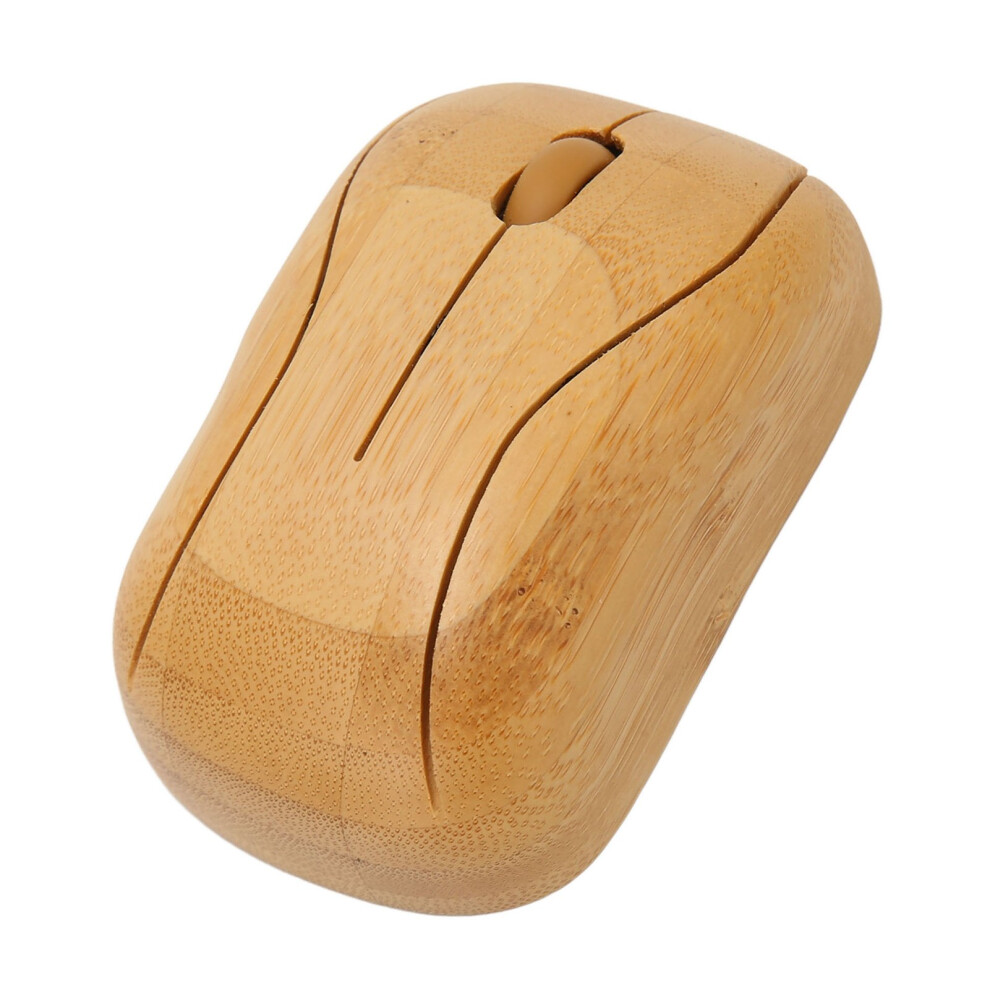 Ergonomic Bamboo Wireless Mouse 2.4G, 800-1600 Dpi, Rechargeable 8401375261706