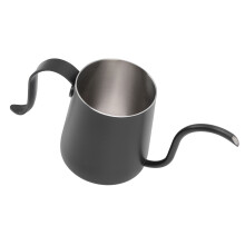 304 Edelstahl-Kaffeekanne 250ml Pour Over mit langem Auslauf, schwarz