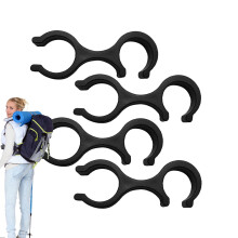 Trekking Pole Clips Set of 4 16mm 8Shape Holders for Hiking Walking Stick Accessories