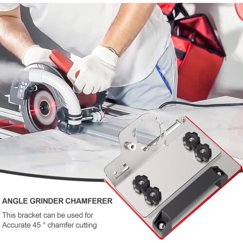 Adjustable Angle Grinder Stand for Precise 45 Tile Cutting and Chamfering with Stable Holder 1