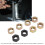 8pcs Axle Spindle Rethreading Tool Set Carbon Steel Universal 2