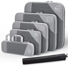 6PCS Compressed Packing Cubes Set, Portable Luggage Organizers, Ideal for Compressed Packing & Suitcase Organization
