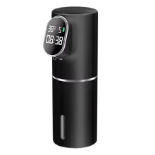 Slimme Zeepschuimdispenser 5 Versnellingen, Contactloos, 320 Ml, Temperatuur, Tijdweergave, Automatische Infraroodsensor, Zeepdispenser, A