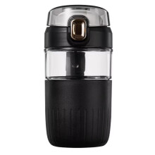 560 Ml Modieuze Glazen Waterbeker met Thee-Ei, Draagbare, Anti-Verbrandingskoffiebeker voor op Kantoor, Ideaal voor Warme en Koude Dranken